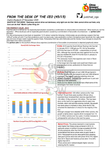 CGA - CEO Newsletter 45/2015 (27/11/15)