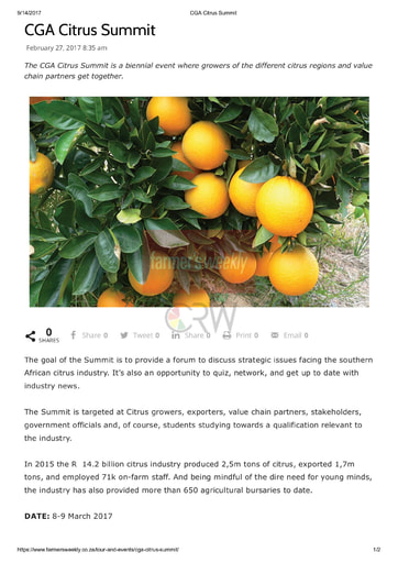 CGA Citrus Summit