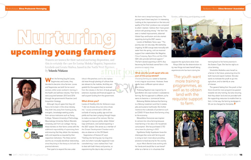 Nurturing upcoming young farmers