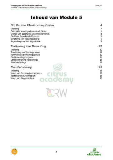 Module 5 Plantvoeding