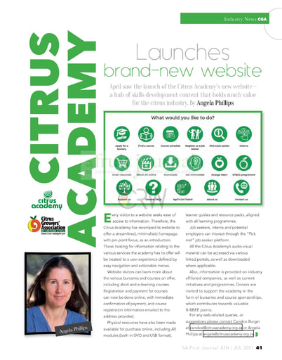 Citrus Academy launches brand new website