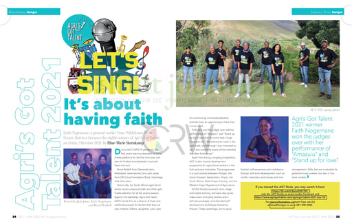 Agri's Got Talent 2021