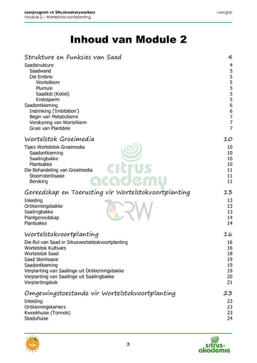 Module 2 Wortelstokvoortplanting