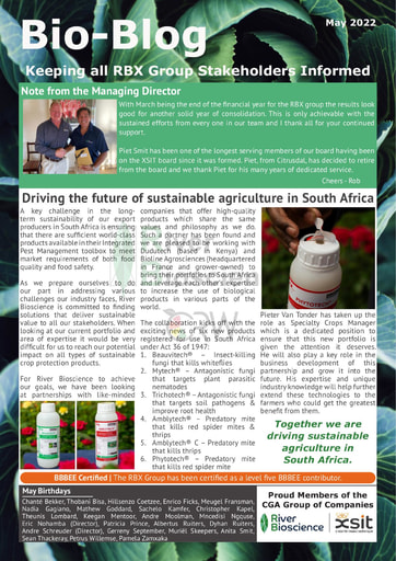 River Bioscience Bio-Blog 05/2022