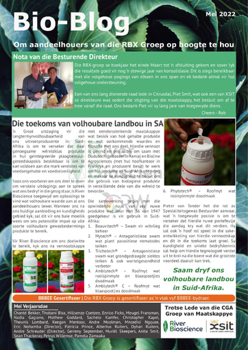 River Bioscience Bio-Blog 05/2022