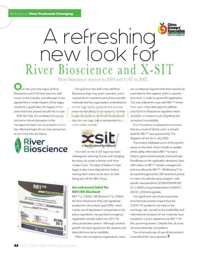 A refreshing new look for River Bioscience and XSit