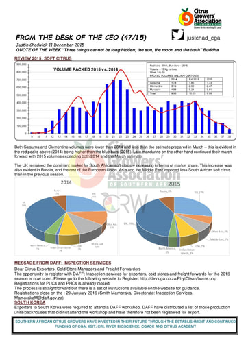CGA - CEO Newsletter 47/2015 (11/12/15)